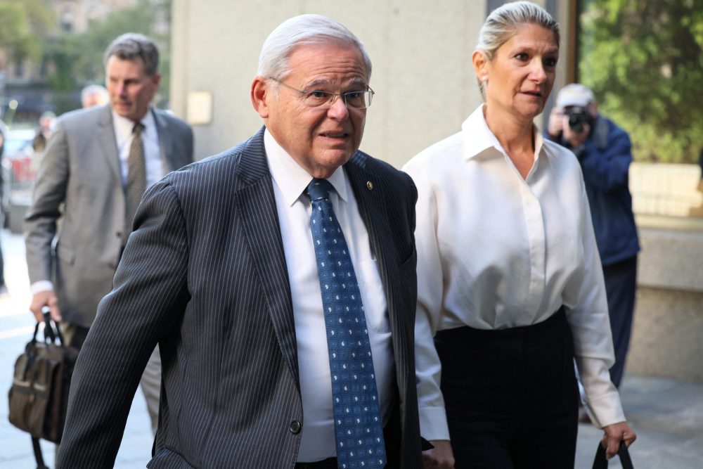 Senator Menendez’s wife fears facing prison as he prepares to shift blame in bribery case, says report