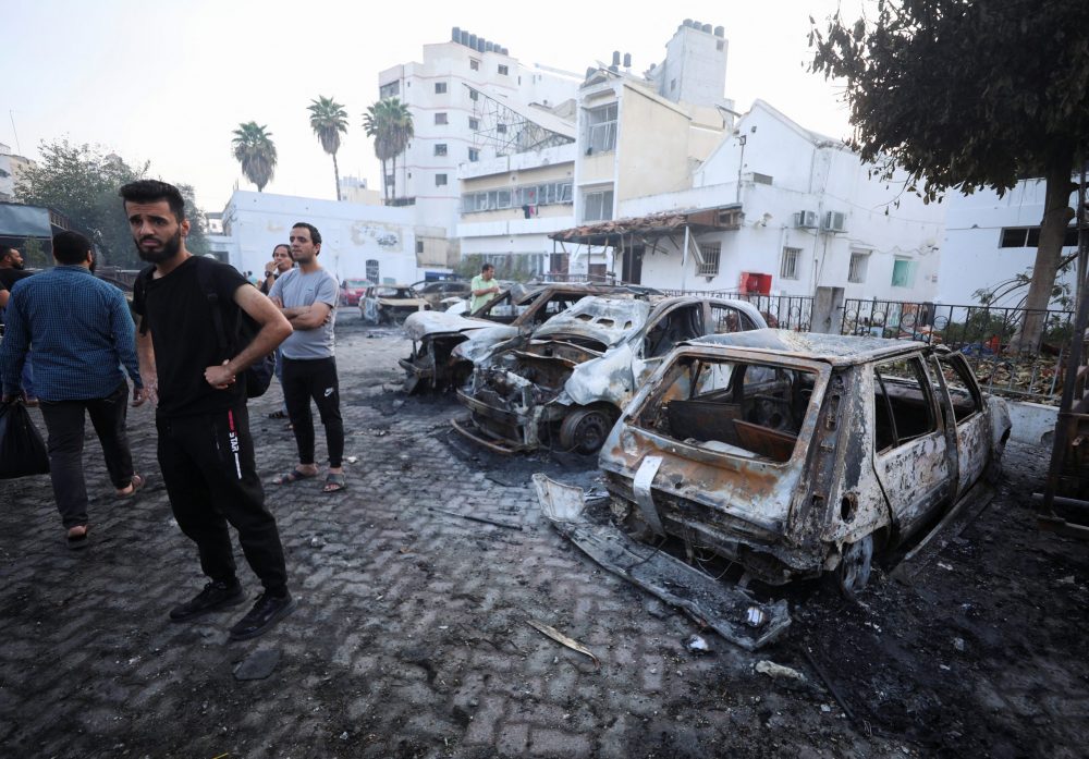 Hamas claims evidence of Israeli hospital strike has mysteriously vanished.