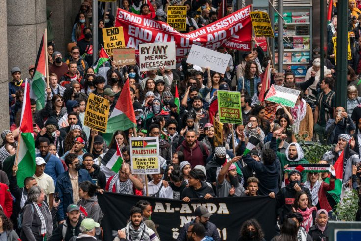 NY Democratic lawmakers arrested at anti-Semitic rally.