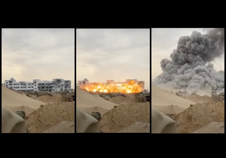 WATCH: IDF Demolishes Hamas Parliament Building