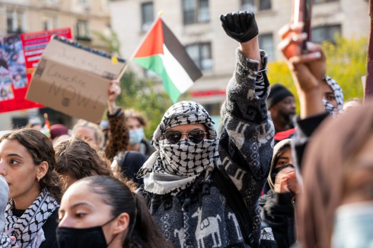 Students At Columbia University Chant For 'Intifada'