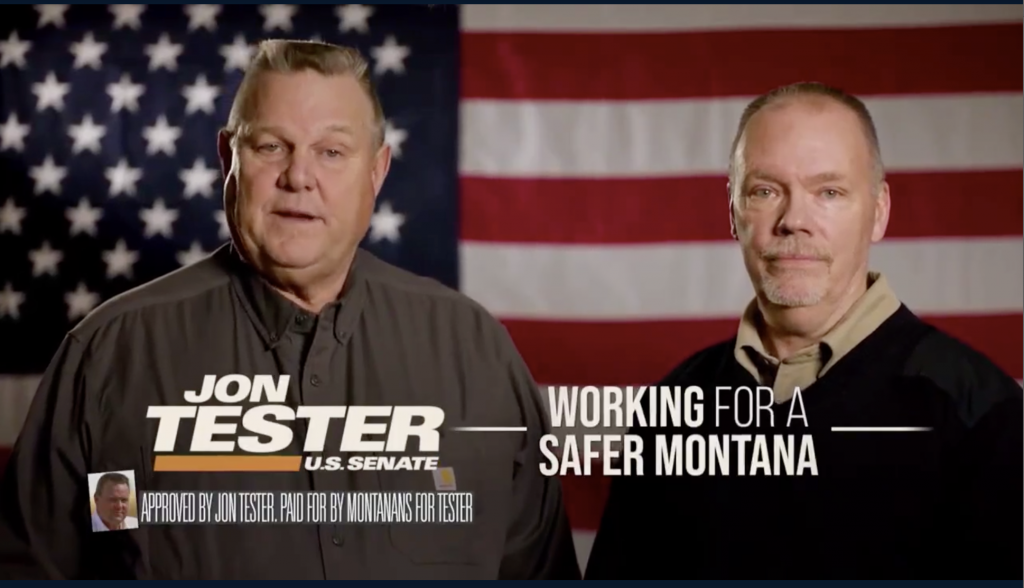 The ‘Ex-Cop’ in Jon Tester’s New Ad is a Montana Dem Linked to the Senator