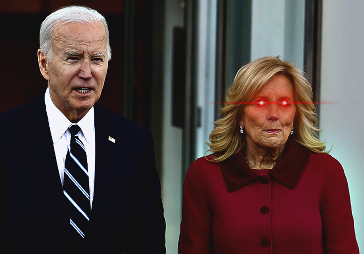 Doctor Evil claims that Jill Biden is pressuring Sleepy Joe to run again due to her desire for power and revenge
