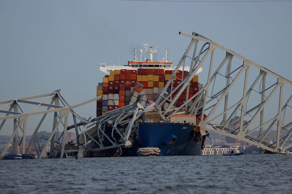 Container Ship Crash Causes Baltimore Bridge Collapse