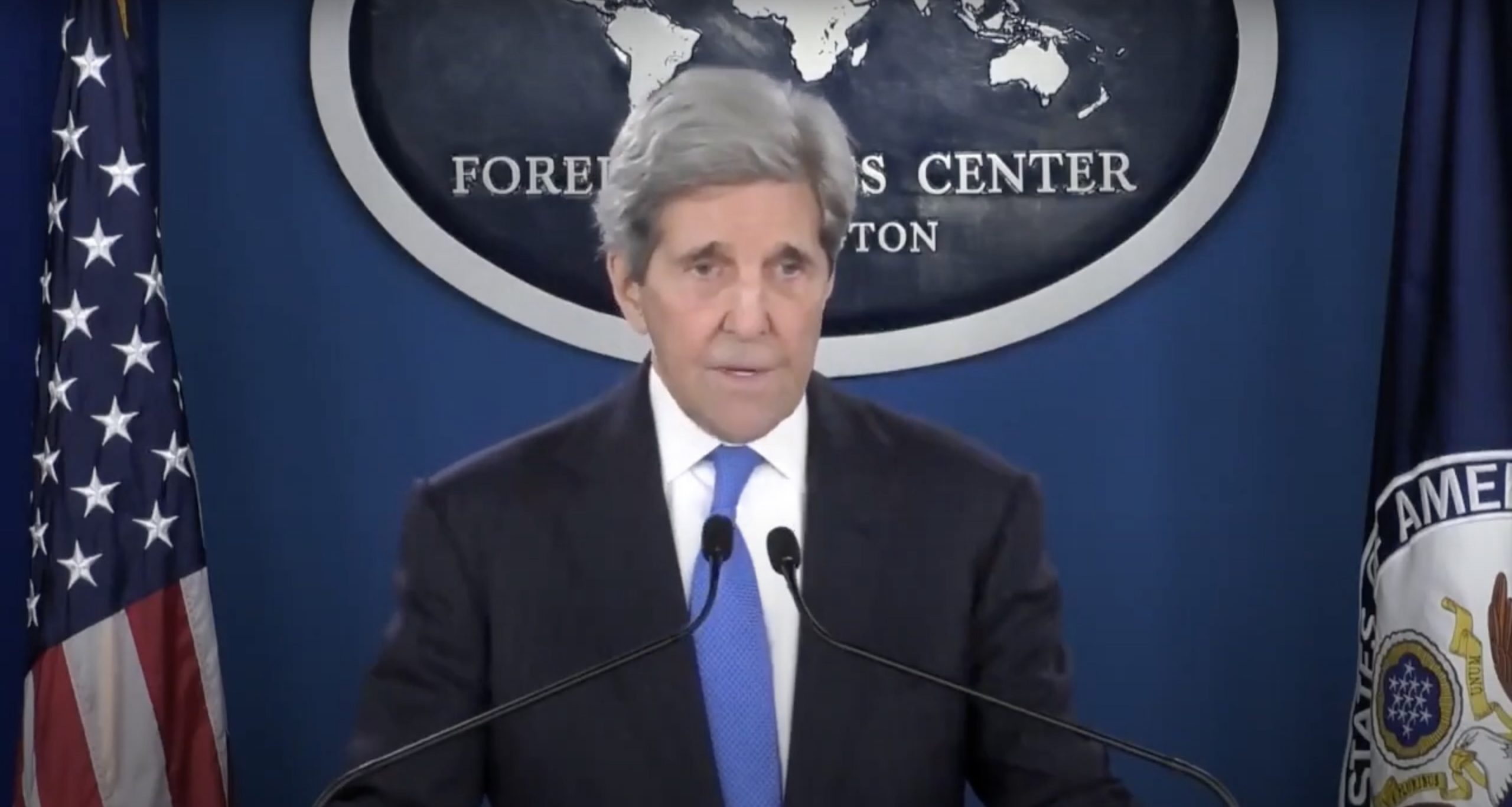 VIDEO: John Kerry Urges Russia to Cut Emissions for Improved Perception of Ukraine Invasion
