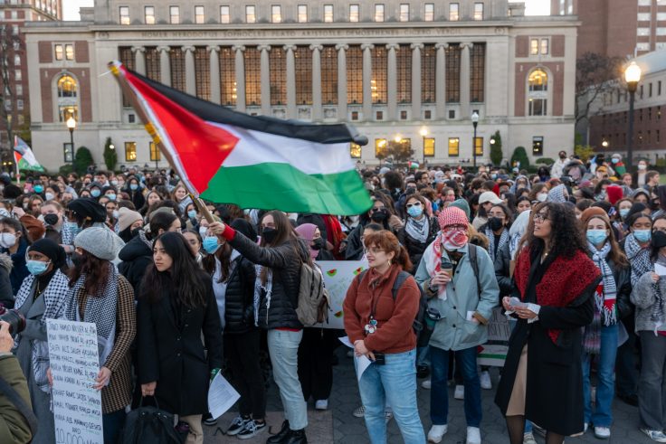 Pro Palestinian Rally Held On Columbia University Campus 2