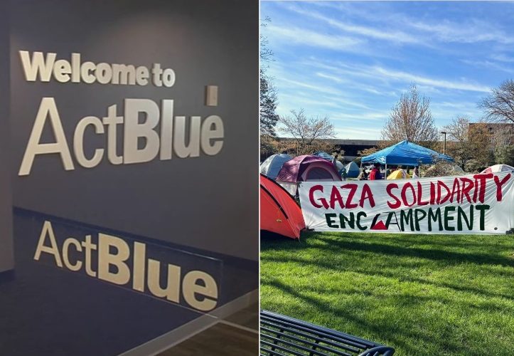ActBlue deducts a portion of donations for Michigan State University’s Anti-Israel Tent Event