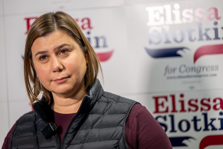 Elissa Slotkin portrays her GOP rival as a newcomer but doesn’t reside in the district she represents