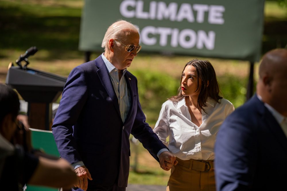 AOC Commends Anti-Israel Protests at Event with Biden