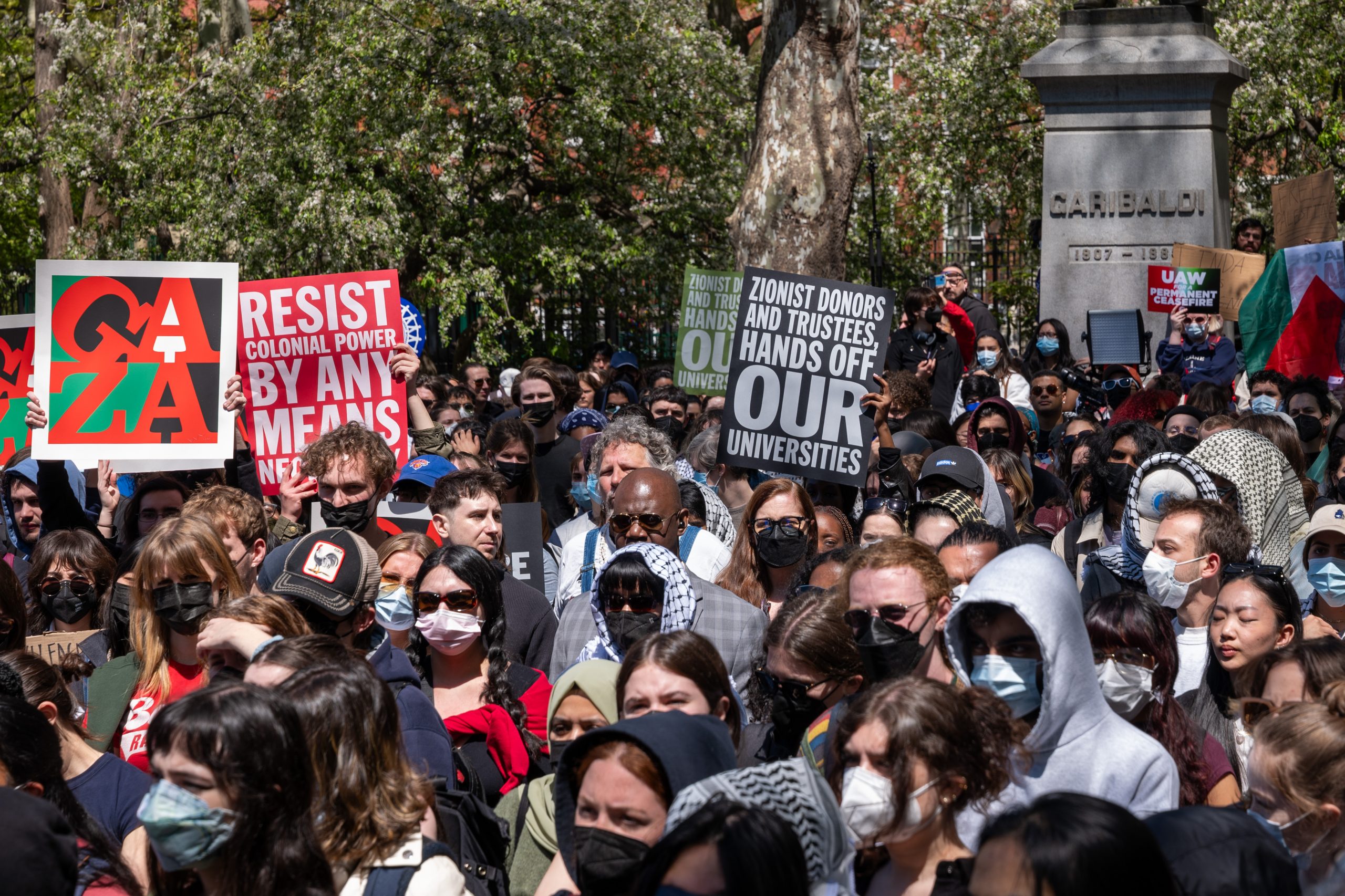 NYU Encampment Organizers Invite Protesters to Join Pro-Hamas Resistance Network