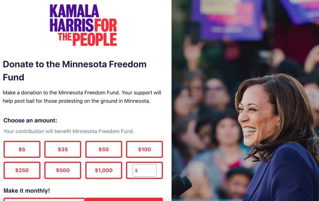 Kamala Harris Still Raising Money for ‘Freedom Fund’ That Busts Murderers and Rapists Out of Jail