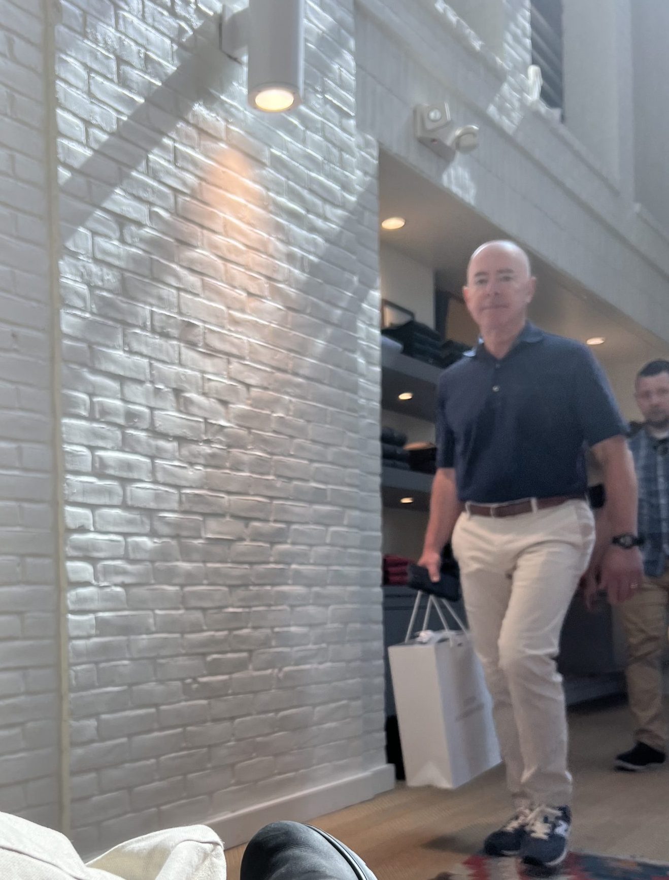 DHS Sec. Mayorkas is shopping for high-end men’s clothing as massive power outages continue in North Carolina