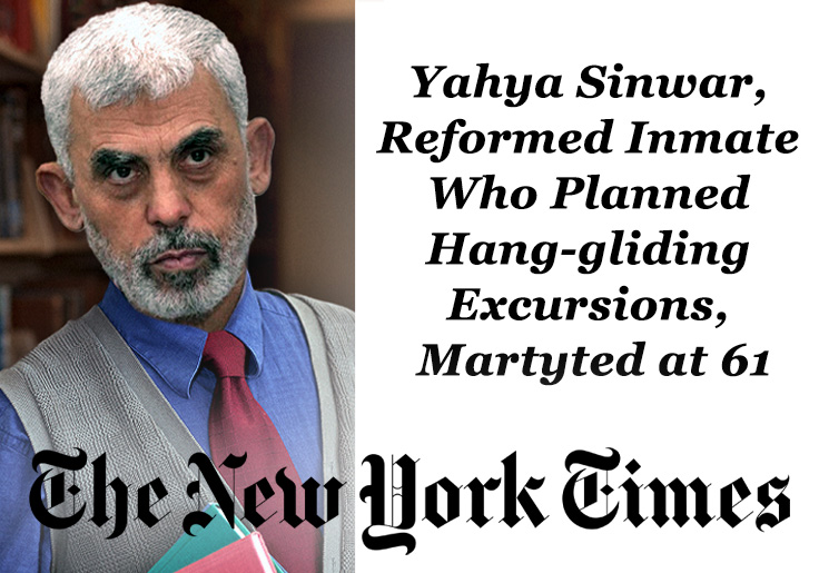 Read the New York Times Obituary of Hamas Leader Yahya Sinwar