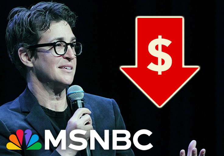 Rachel Maddow’s Massive Salary Slashed at MSNBC