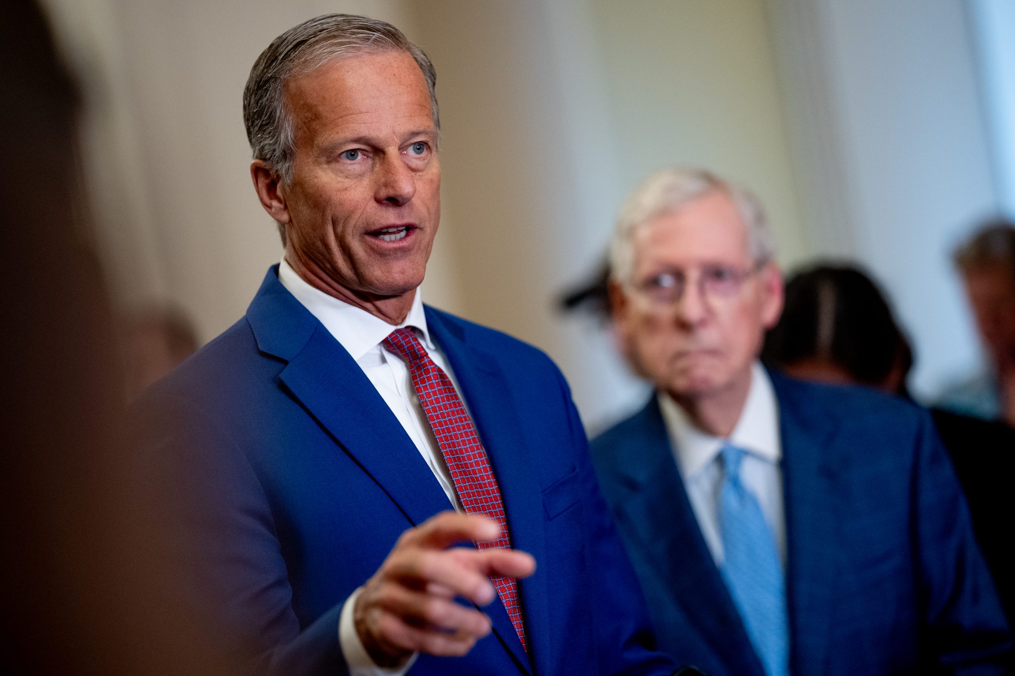 John Thune Wins Race To Replace 'Apex Predator' McConnell as Senate GOP