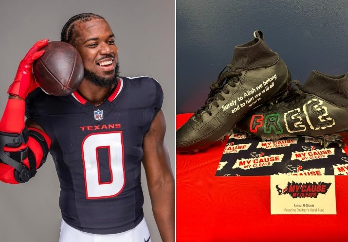 Houston Texans Linebacker Wore ‘Free Palestine’ Cleats Featuring Hamas Propaganda During Dirty Hit on Jaguars QB Trevor Lawrence