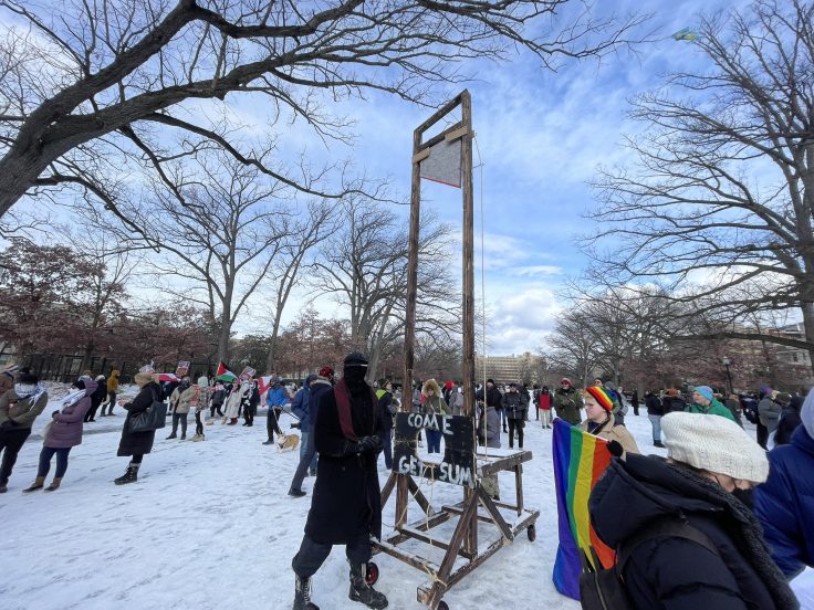 Protesters Limp Through Washington as Only a Few Hundred Show Up To Resist Trump