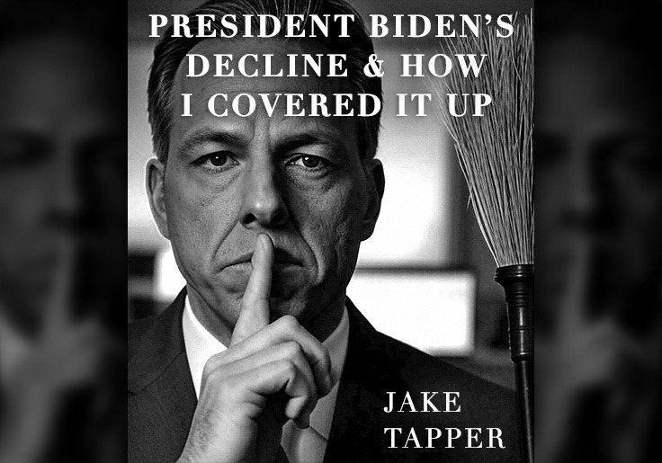 Jake Tapper Announces Book Detailing ‘Cover-Up’ of Joe Biden’s Mental Decline After Repeatedly Blaming It On Childhood Stutter