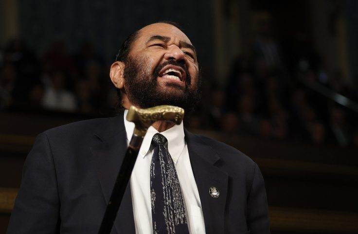 Democrats Sing ‘We Shall Overcome’ as House Censures Al Green for Disrupting Trump Speech