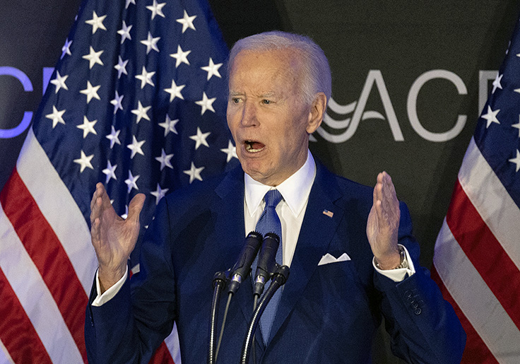 Biden Says ‘Roughly 30 Percent’ of Americans Have ‘No Heart’ in Crotchety Return to National Spotlight