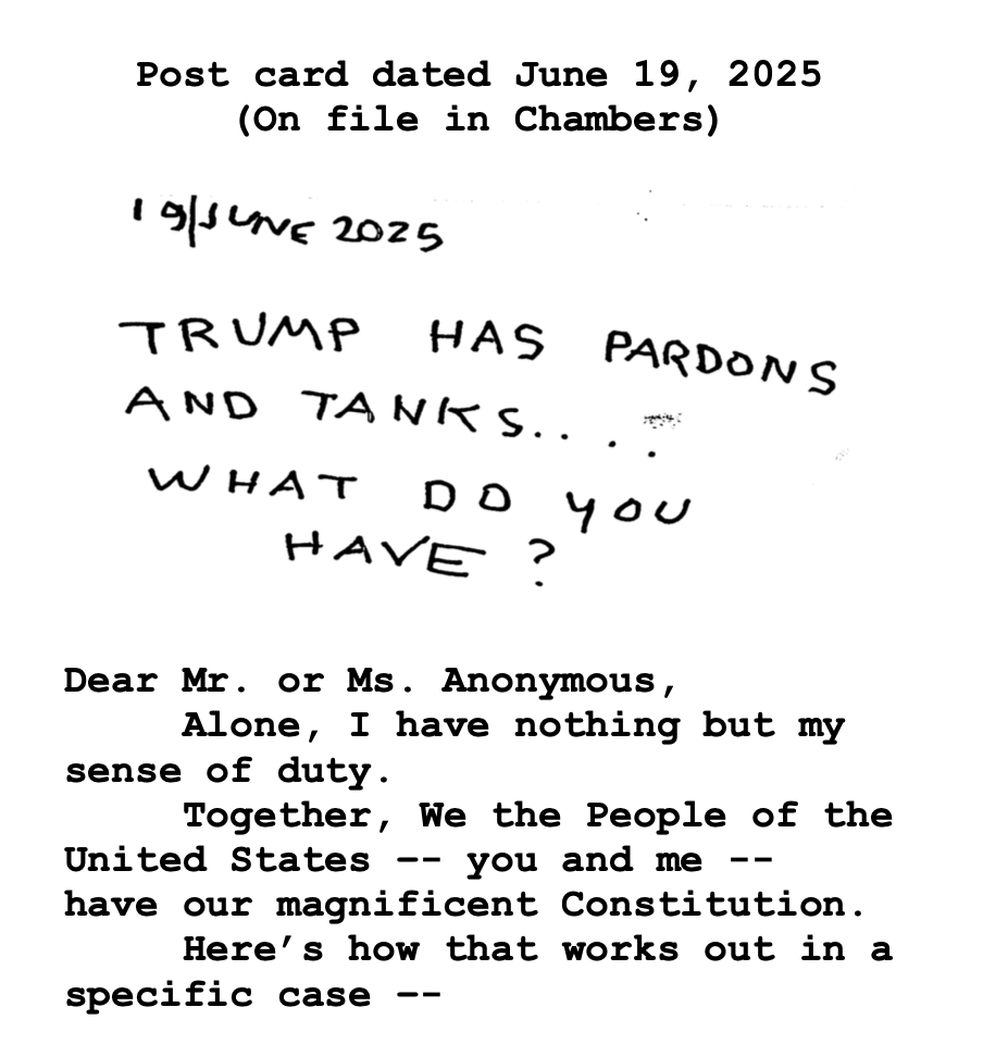 Massachusetts Judge Includes Anonymous Pro-Trump Note and Rambling Anti ...