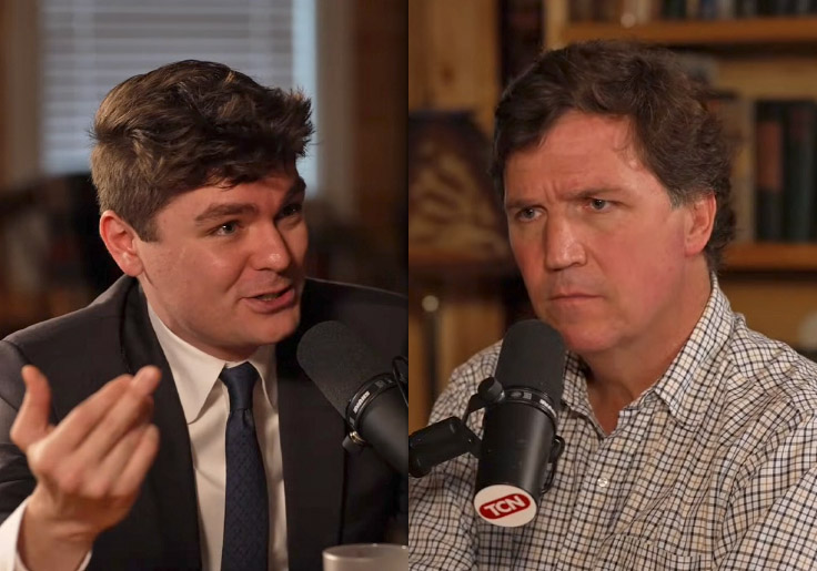 Tucker Carlson Solicits Marriage Counseling from Squirrelly Virgin Nick Fuentes Tucker Carlson Solicits Marriage Counseling from Squirrelly Virgin Nick Fuentes