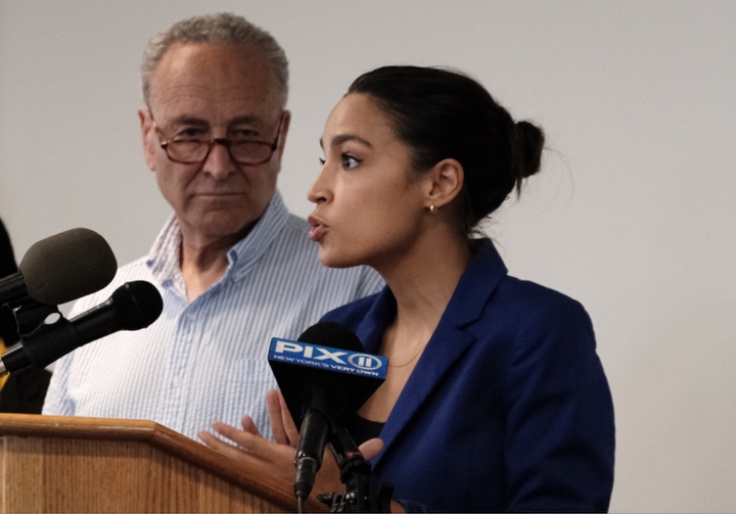 AOC Scrams After Sidestepping Question on Whether Schumer Should Remain as Minority Leader