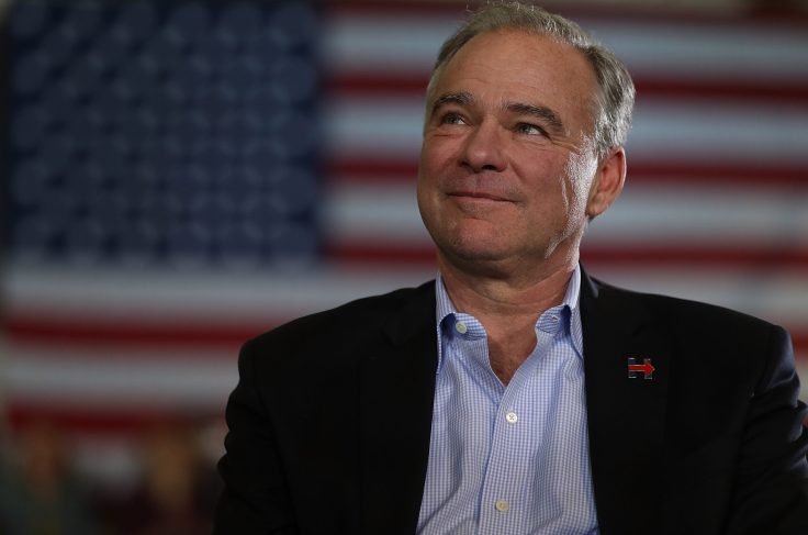 Out to Lunch? Sen. Tim Kaine Says He Was So Distracted by Virginia Elections That He Couldn’t Pay Attention to Shutdown Negotiations.