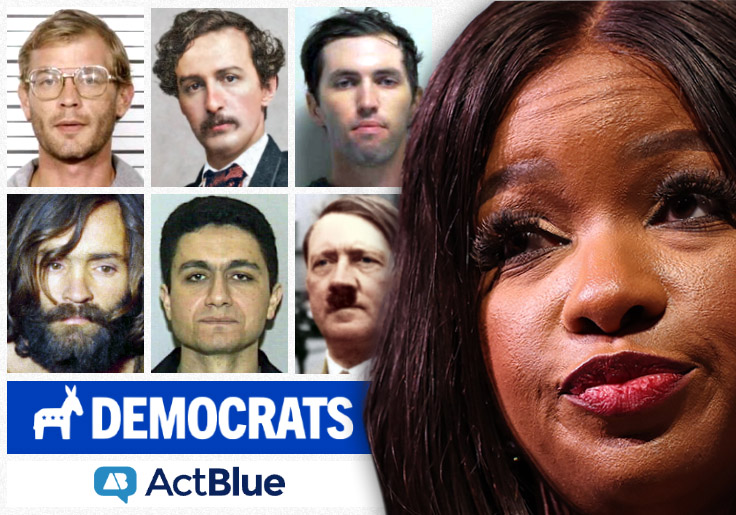 What Do Charles Manson, Jeffrey Dahmer, Mohamed Atta, and Adolf Hitler Have in Common? They're Democratic Donors.