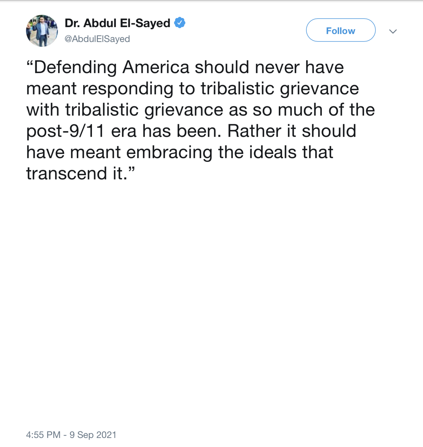 In Deleted Social Media Posts, Michigan Senate Candidate Abdul El-Sayed ...