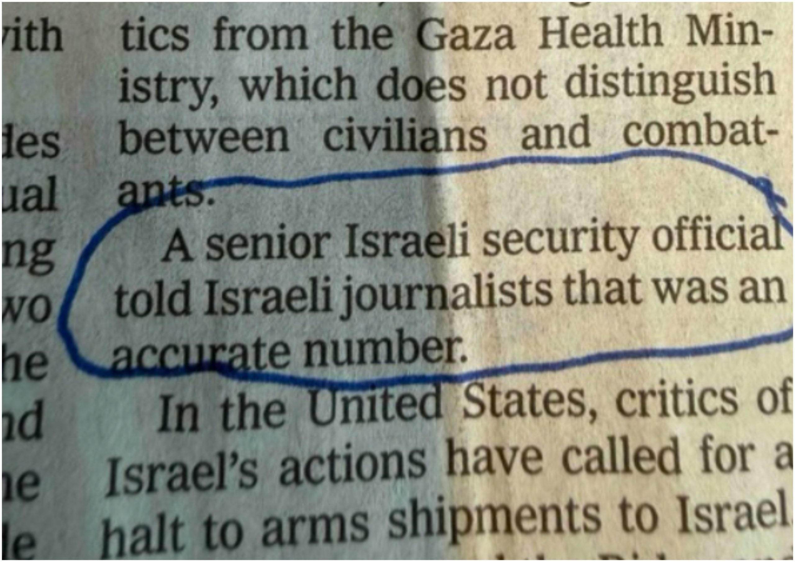 New York Times Misleads Readers on Gaza Death Toll