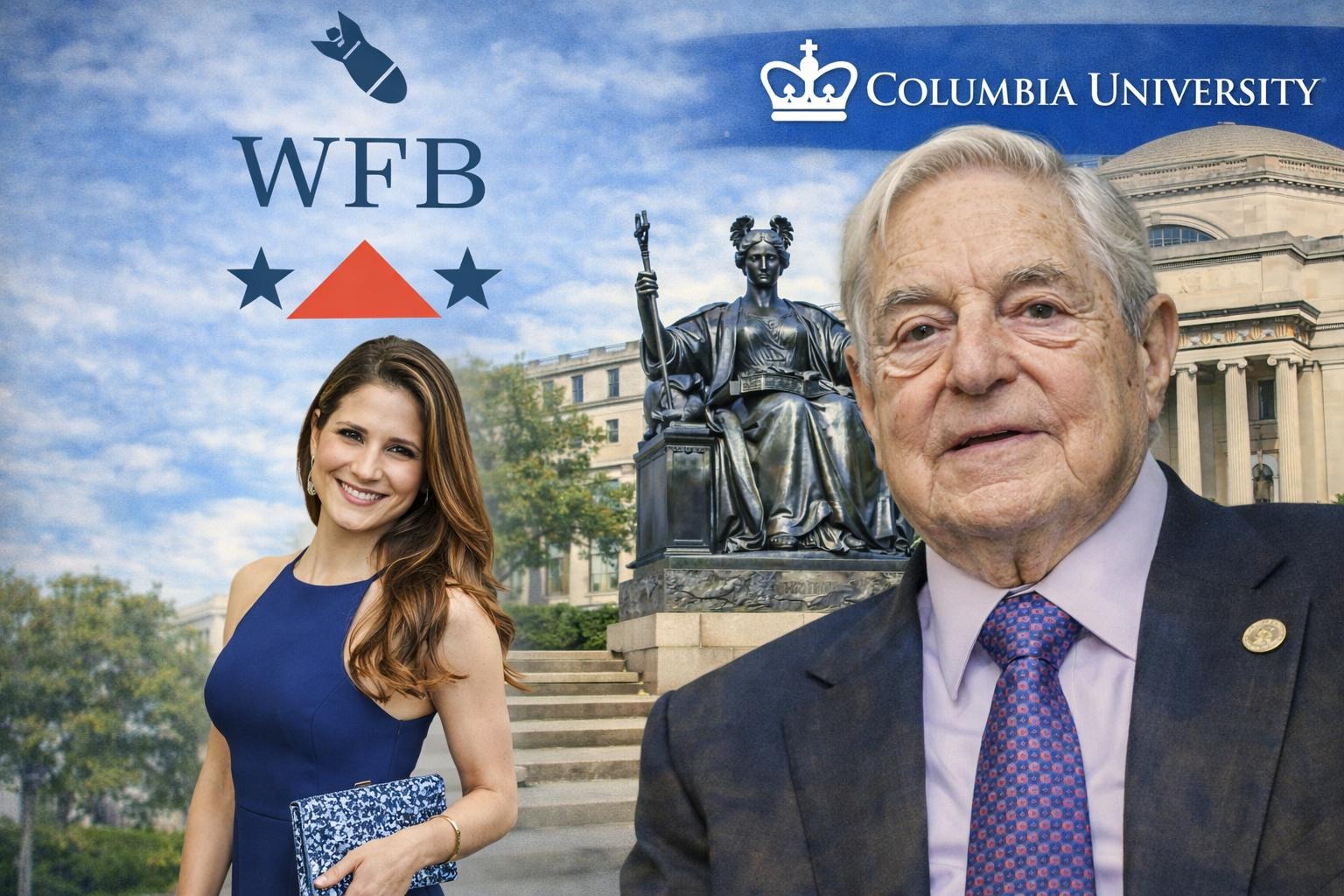 George Soros's Ex-Girlfriend Files Lawsuit Alleging Left-Wing Billionaire, Free Beacon, and Columbia University Engaged in Conspiracy to Defame Her