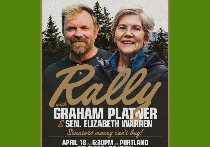 Elizabeth Warren Says Hamas-Praising Maine Democrat Graham Platner 'Has the Values' To Serve in the Senate