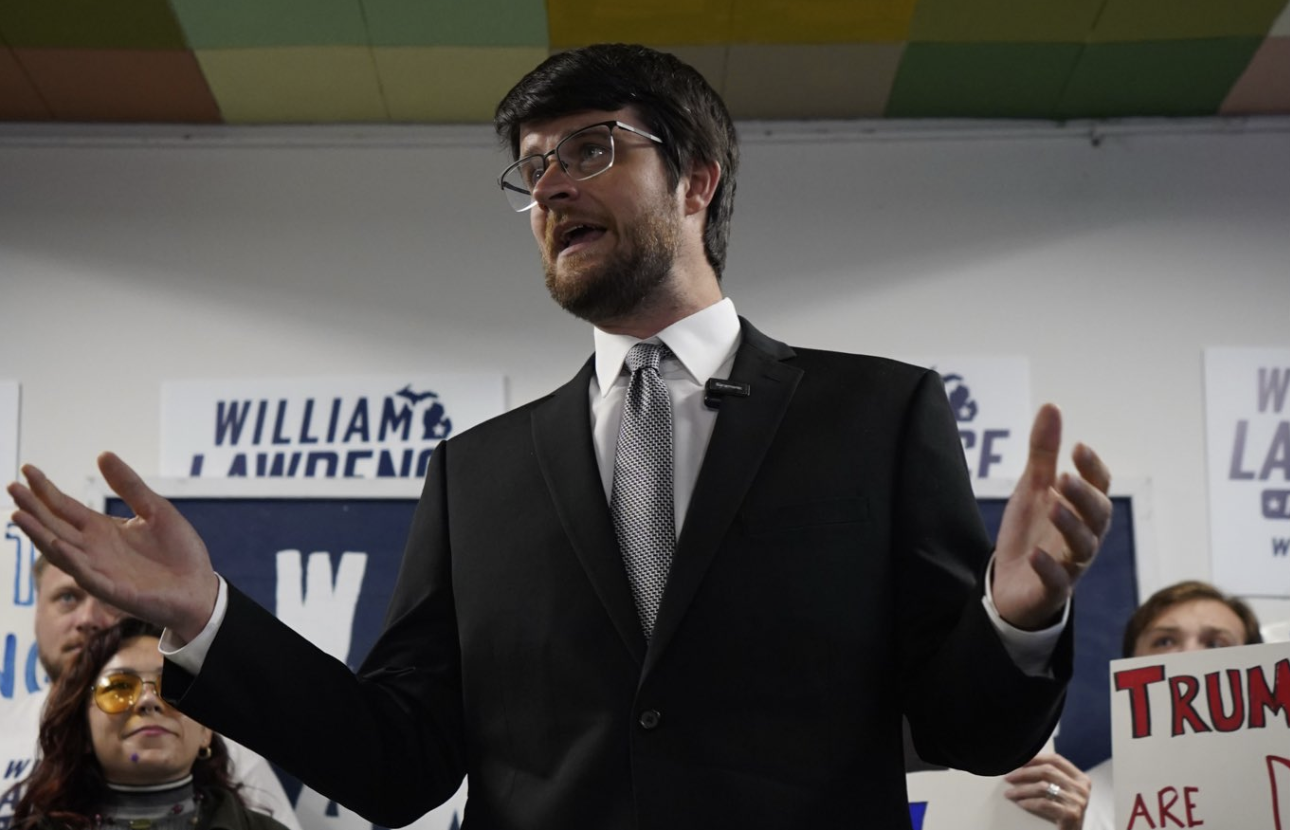 Left-Wing House Candidate William Lawrence Called America a ‘Shithole Country,’ Posted Upside-Down American Flag